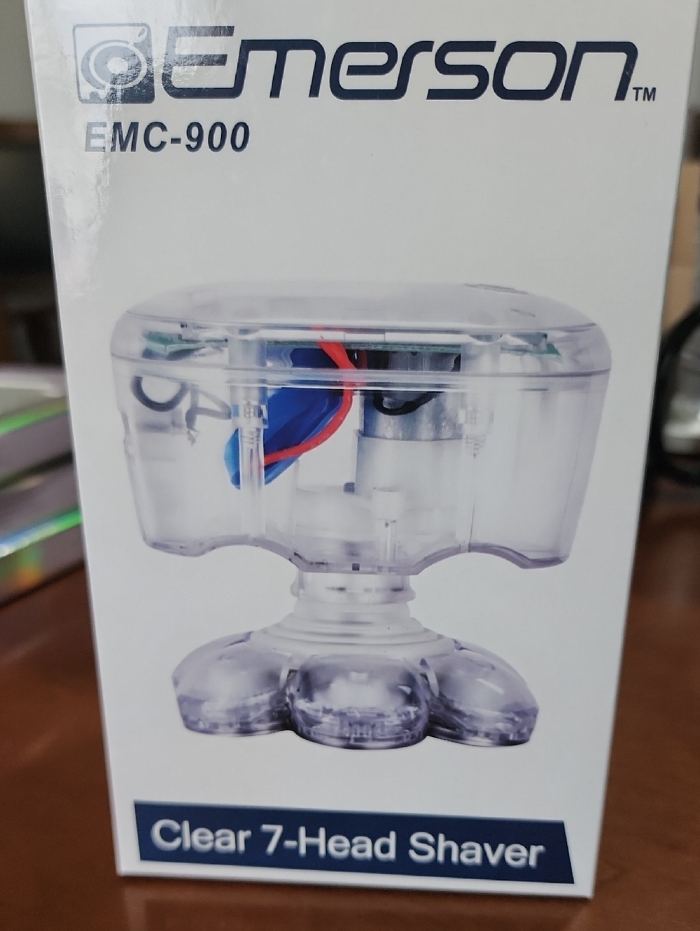 Emerson Clear 7-Head Shaver - Transparent Finish